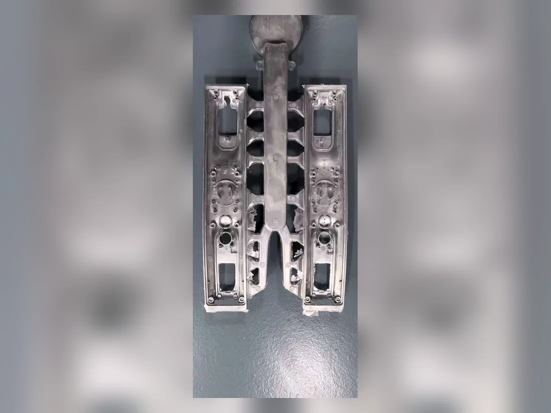 Door handle aluminum casting
